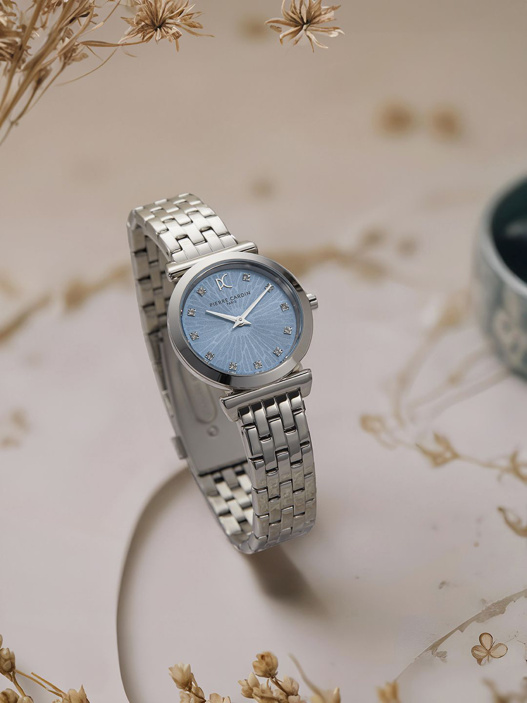 pierre cardin Women Dial & Stainless Steel Straps Analogue Watch CF.0811.SJ