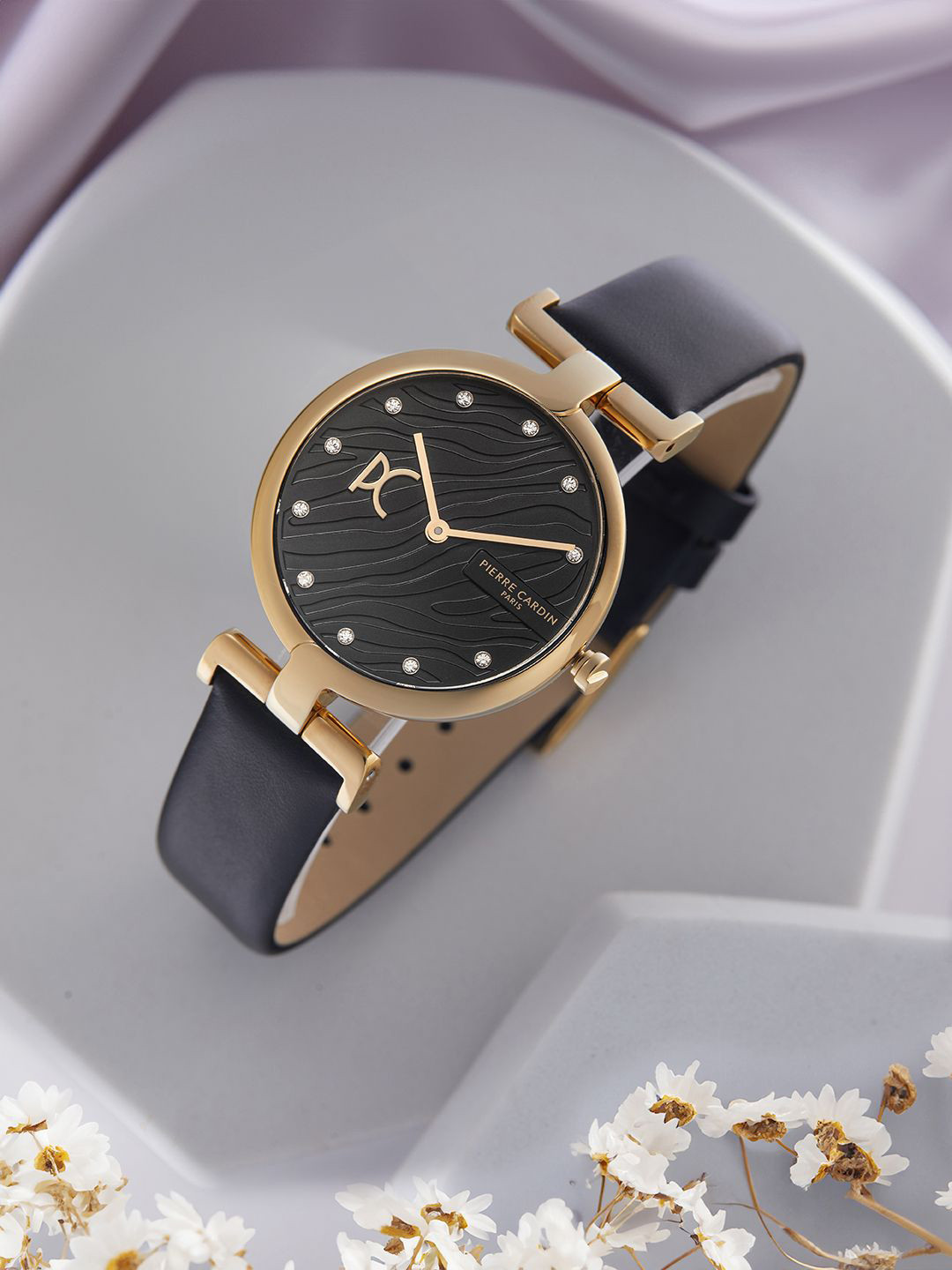 pierre cardin Women Dial & Leather Straps Analogue Watch CMD.3546