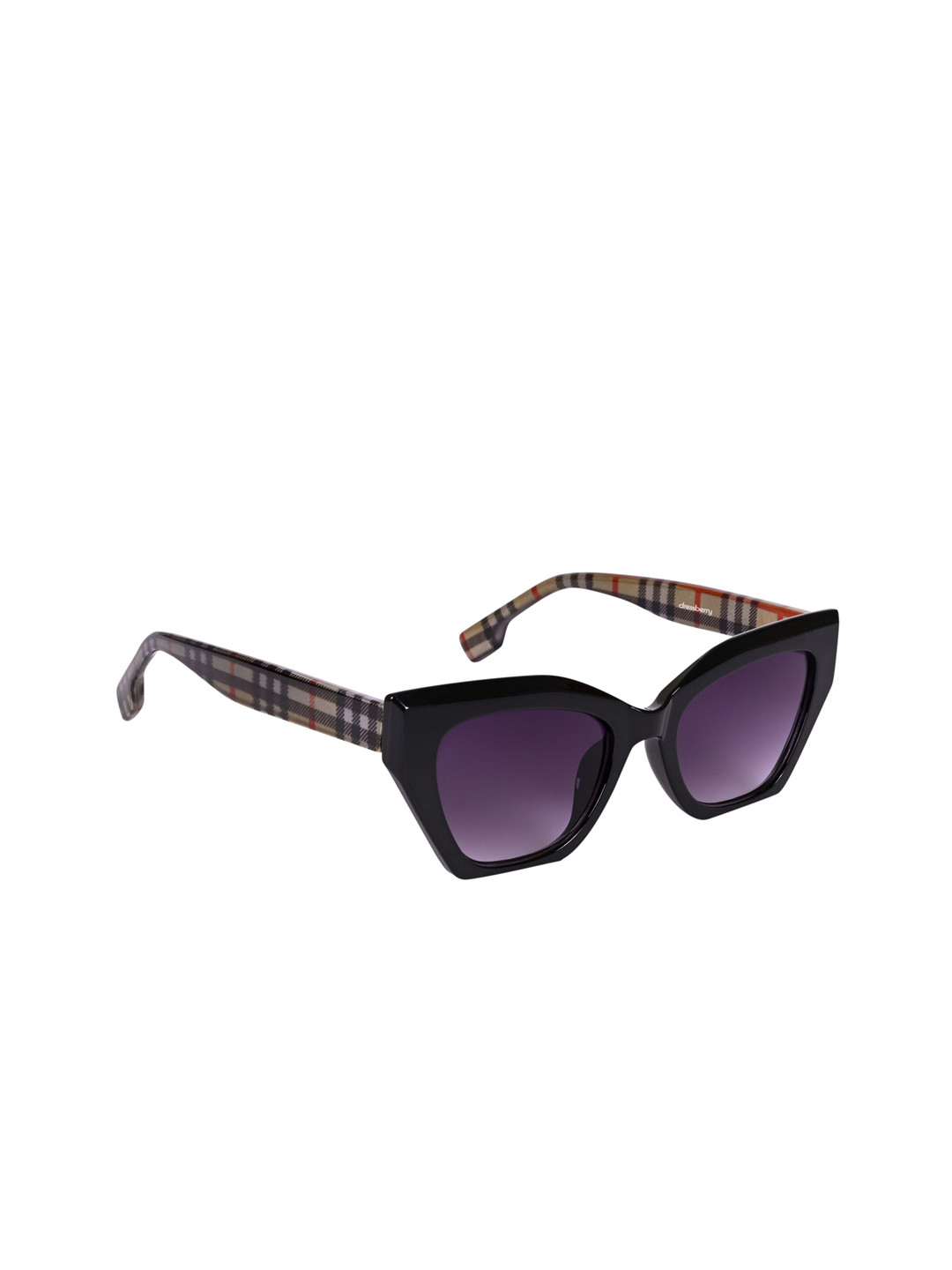 DressBerry Women Sunglasses with UV Protected Lens ES_60078-87-DB-2218-PUR-BKMC-CEBF