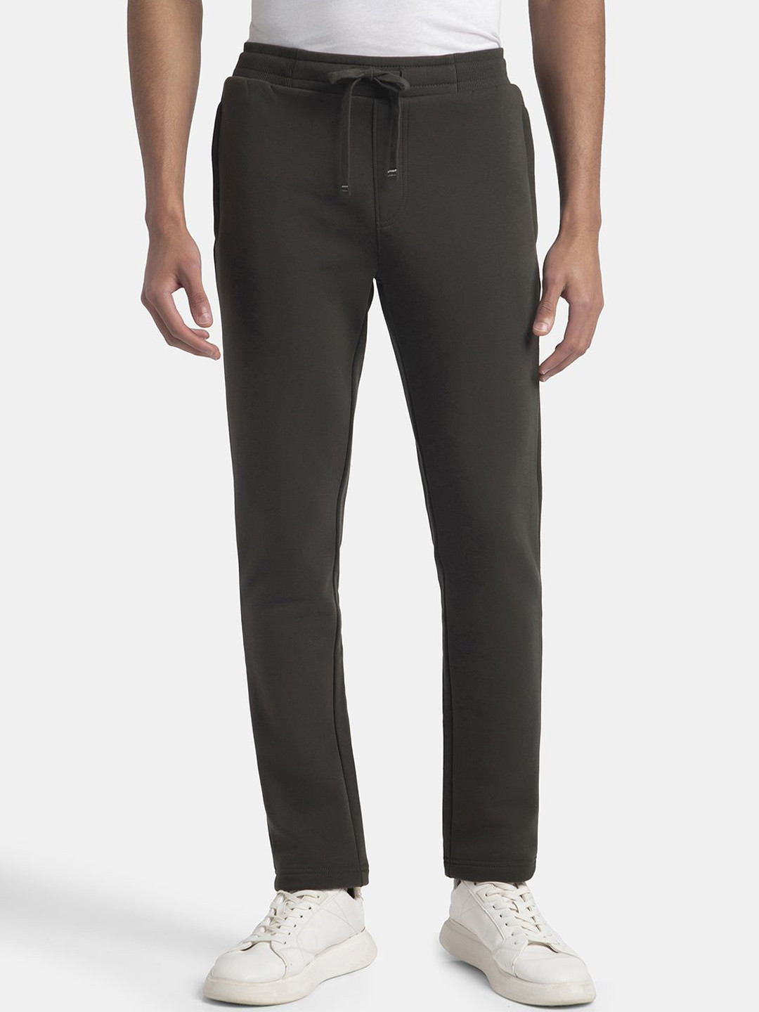 Jockey Super Combed Cotton Rich Fleece Trackpants with Stay Warm Technology-UM53