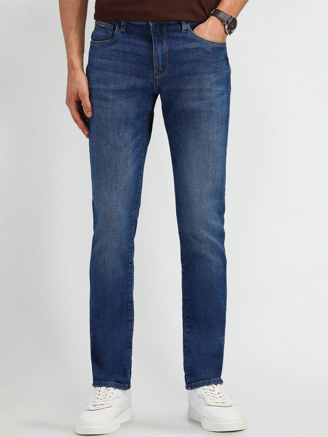 Arrow Sport Men Prince Slim Fit Heavy Fade Stretchable Jeans