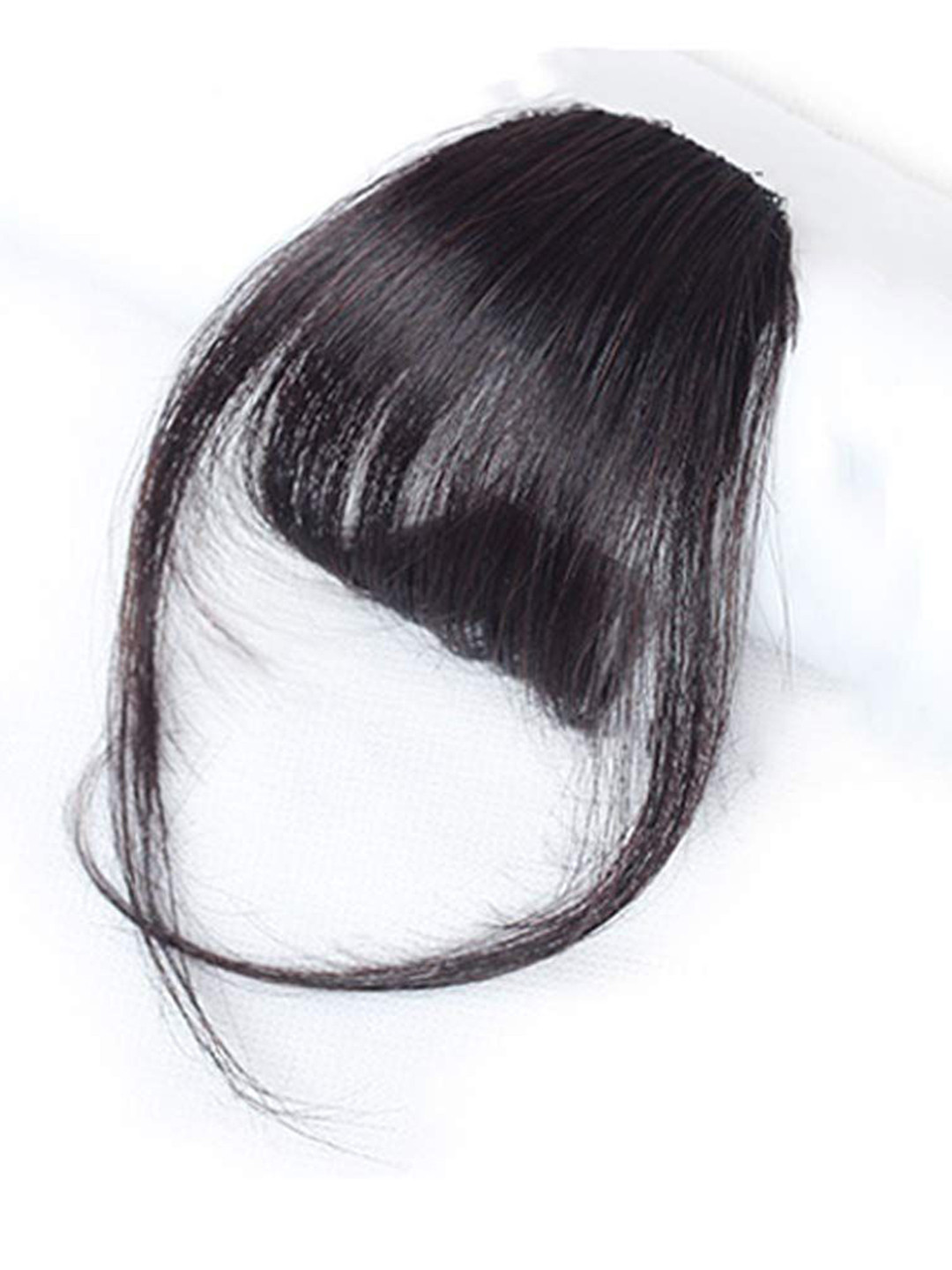 D-Divine Clip In Front Hair Bang Fringe Hair Extension - Natural Black