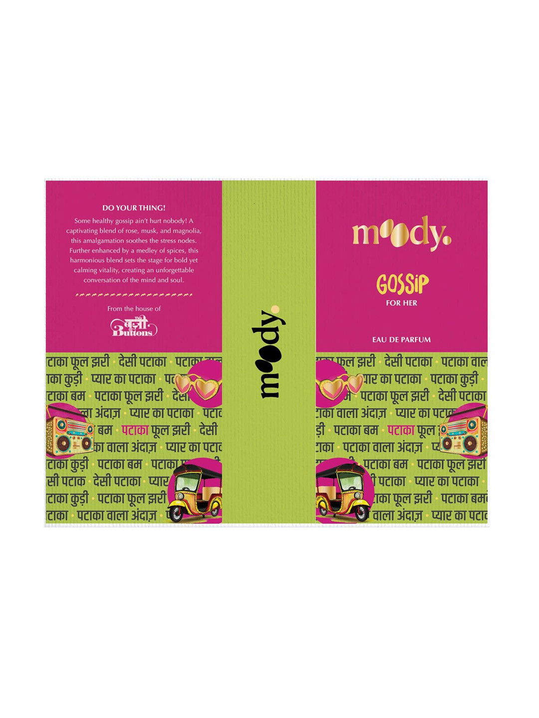 THE BOOZY BUTTON Gossip Moody EDP- 50ml