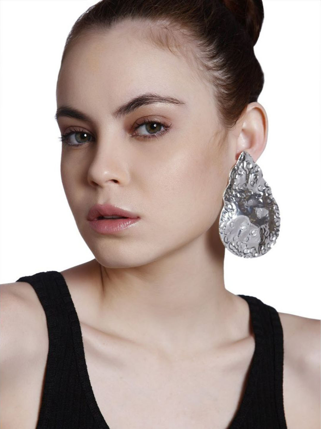 VALLIYAN BY NITYA Contemporary Hoop Earrings