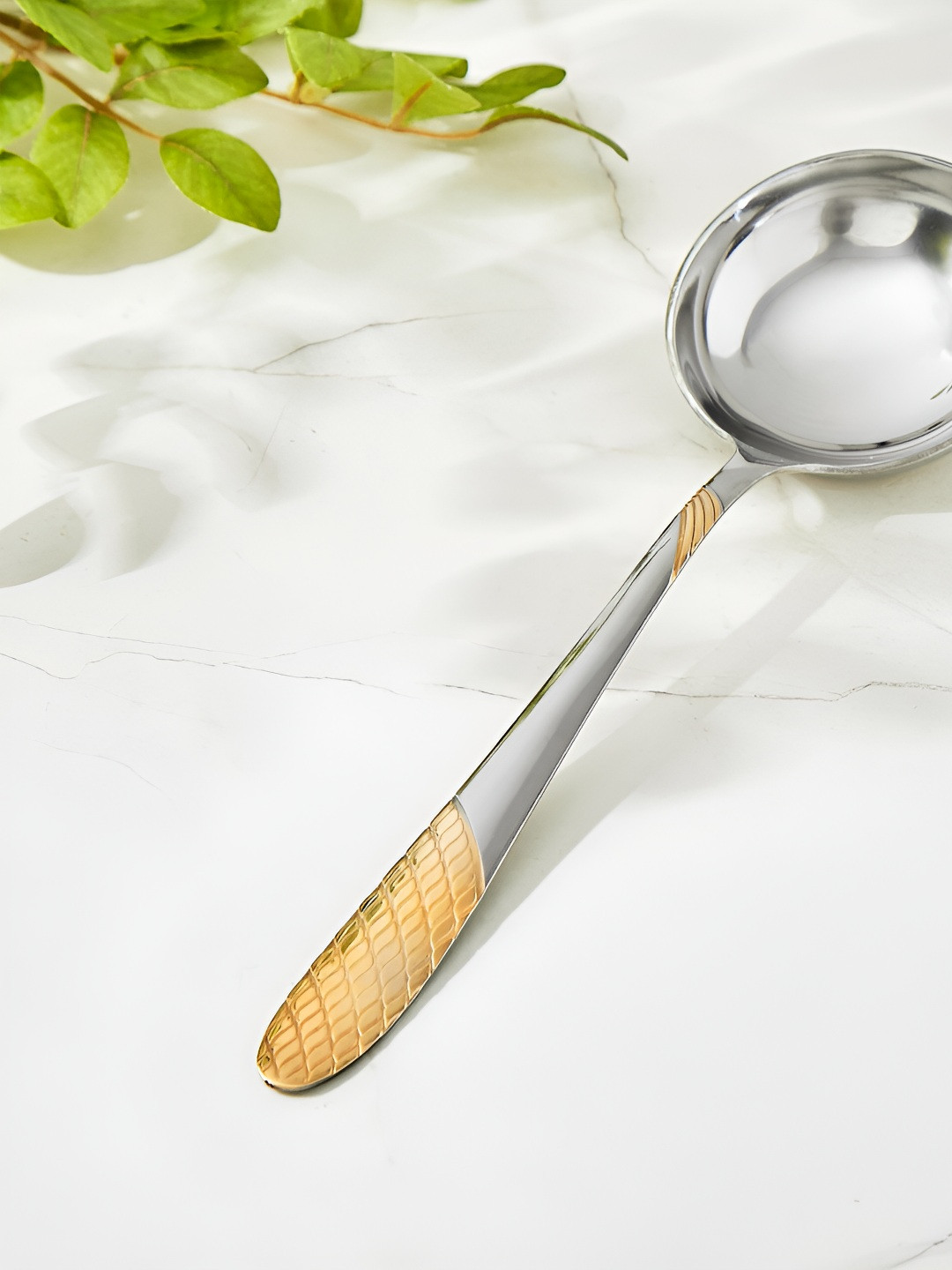 Home Centre Glister Amara Silver-Toned Stainless Steel Ladle