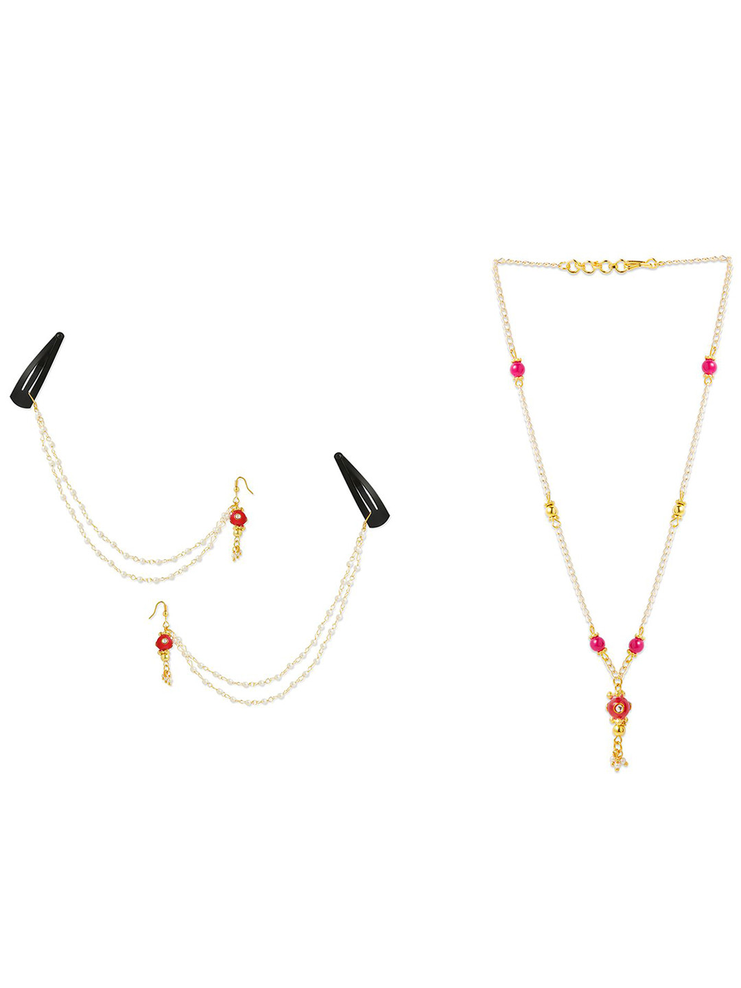 RIBBON CANDY Beaded Chain Jewellery Set