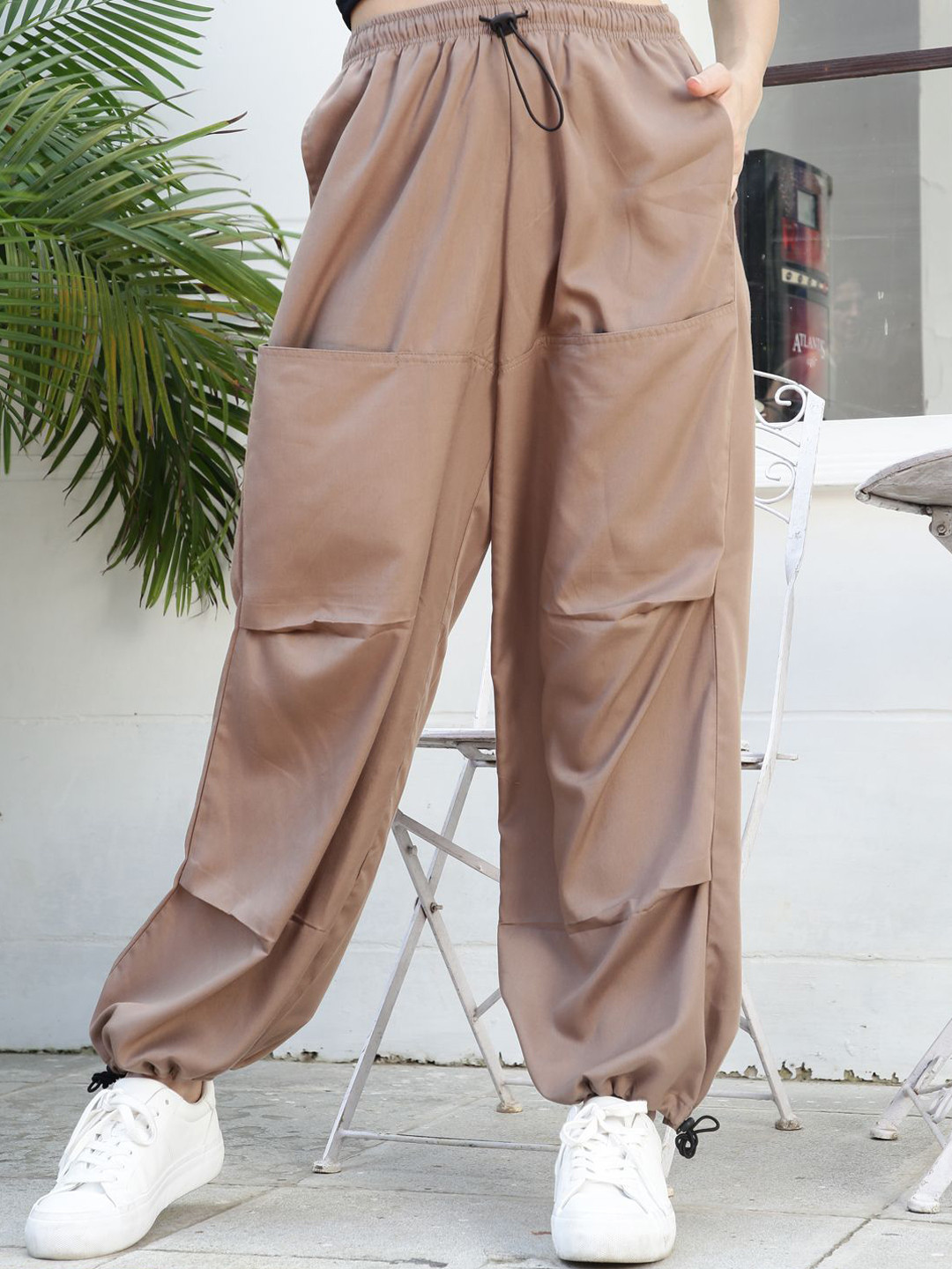 StyleCast X SERA Women Smart Easy Wash Pleated Cargos Trousers