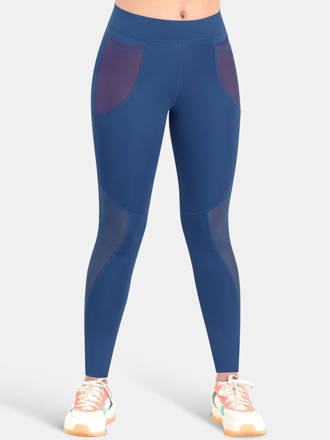 Dermawear Women High Waist Skin Fit Ankle Length Tights