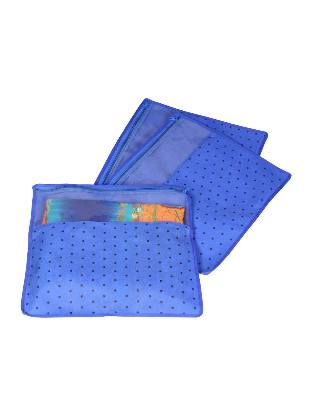 prettykrafts Blue Set of 3 Regular Drawer Organiser Organisers