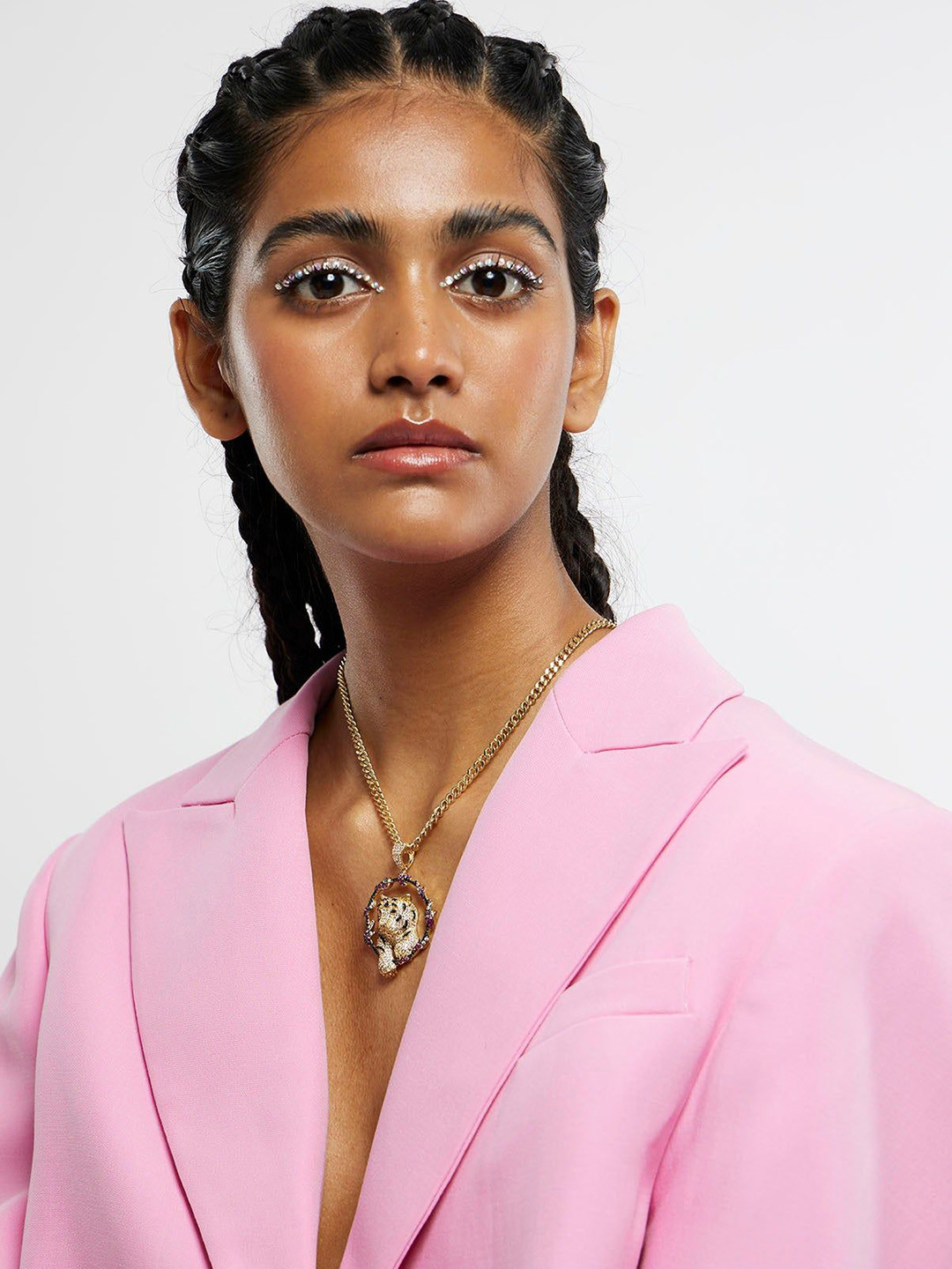 WRAPGAME INDIA Unisex Gold-Plated Animal Shaped Pendant With Chain