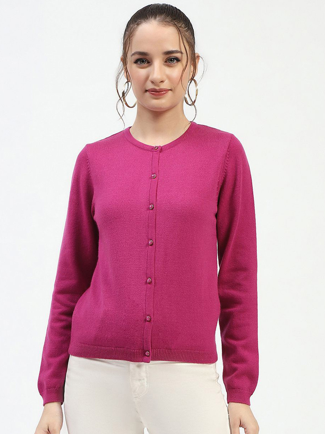 Madame Women Long Sleeves Cardigan