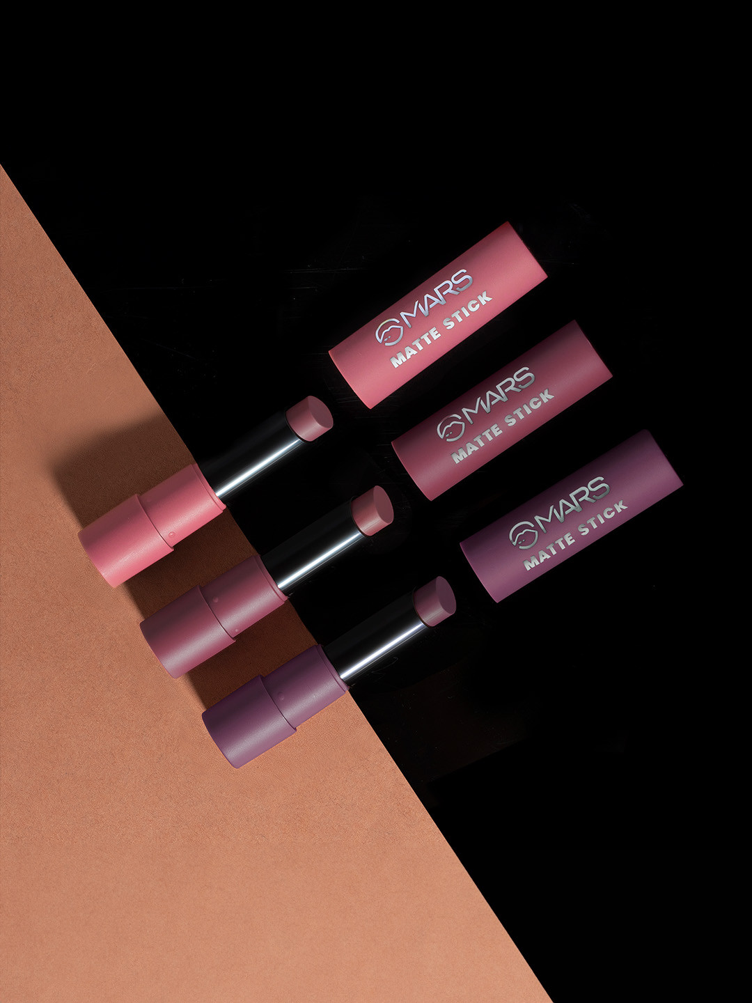 MARS Set of 3 Matte Lipsticks Box - Plums 03