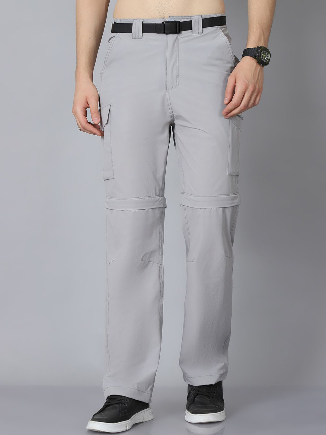 HOUSE OF VEDAS Men Comfort Convertible Cargos Trousers