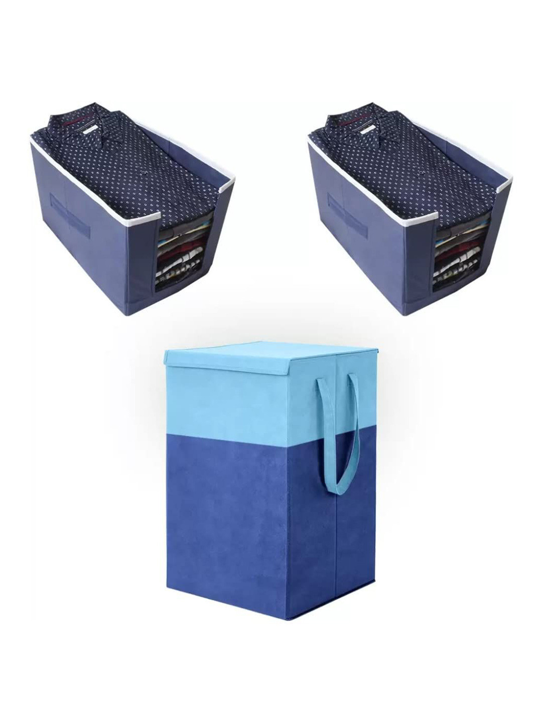 prettykrafts Unisex Blue Organisers