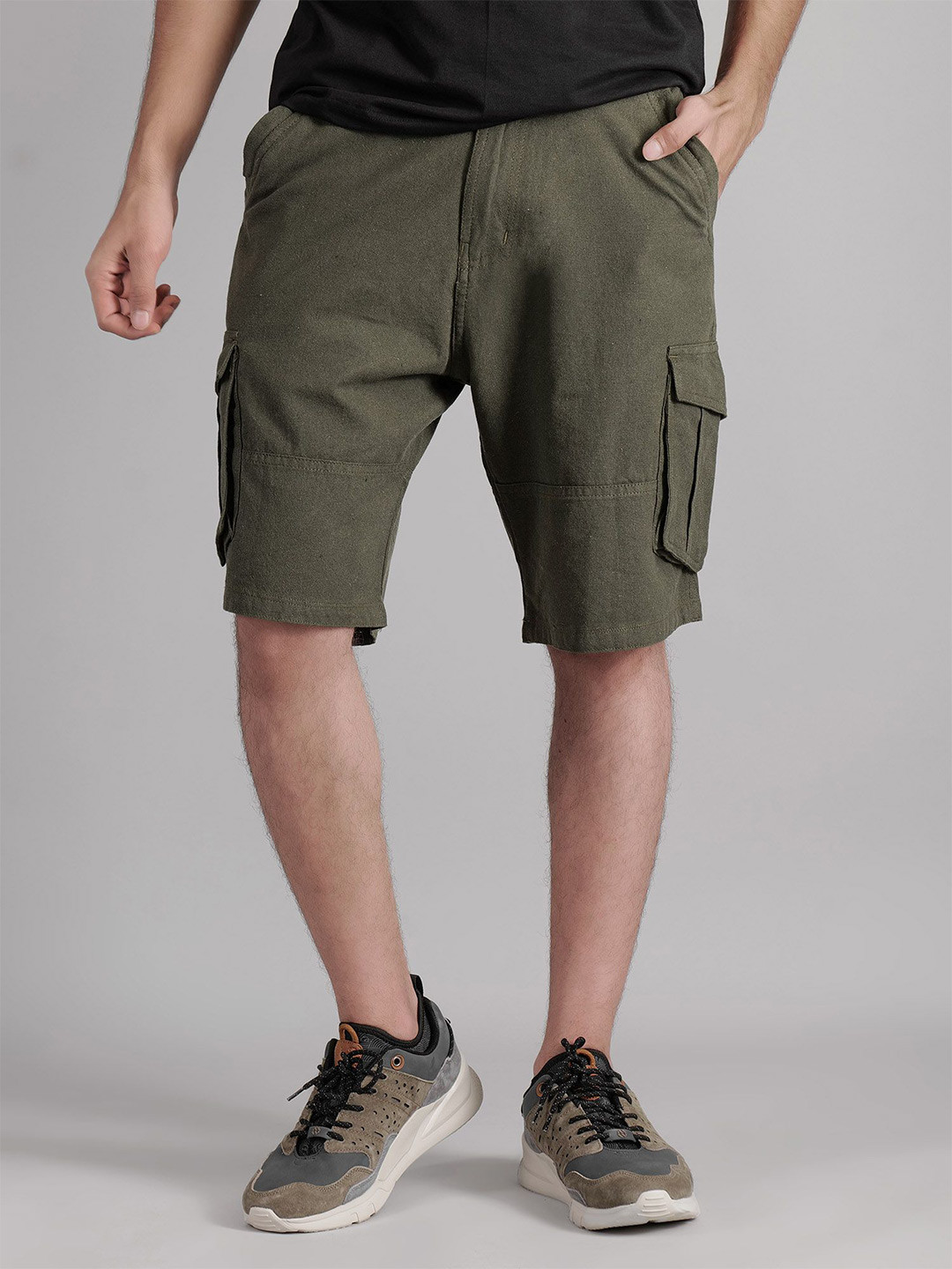 BOMBAY TROOPER Men Outdoor Cotton Cargo Shorts