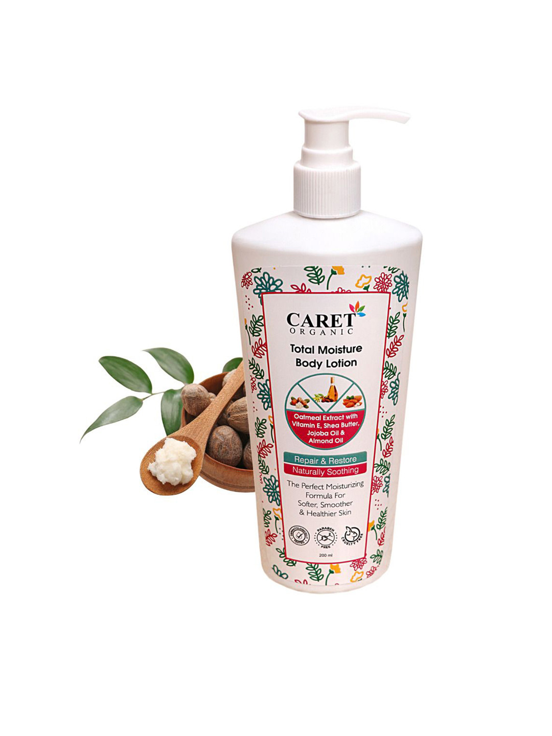 CARET ORGANIC Total Moisture Body Lotion - 200 ml