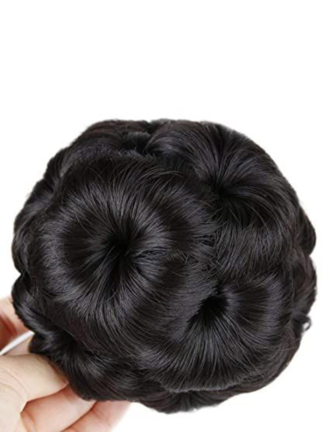 D-Divine Claw Clip Bridal Hair Buns - Brown