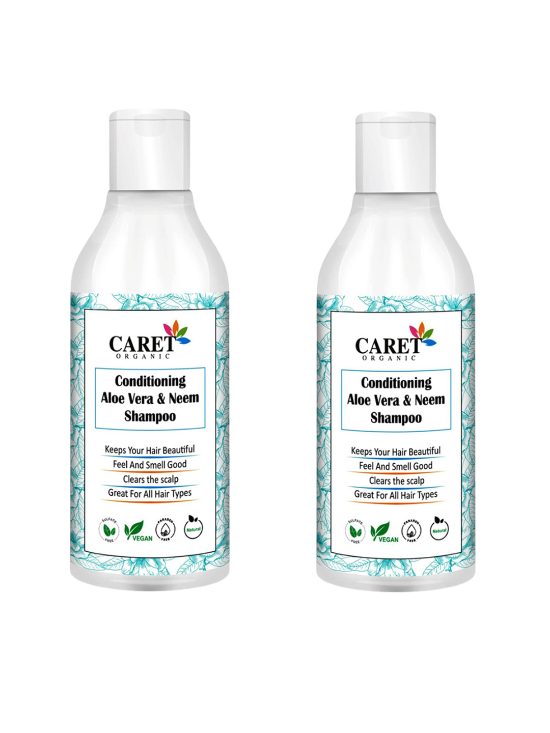 CARET ORGANIC Set Of 2 Anti-Dandruff Shampoo-300ml Each