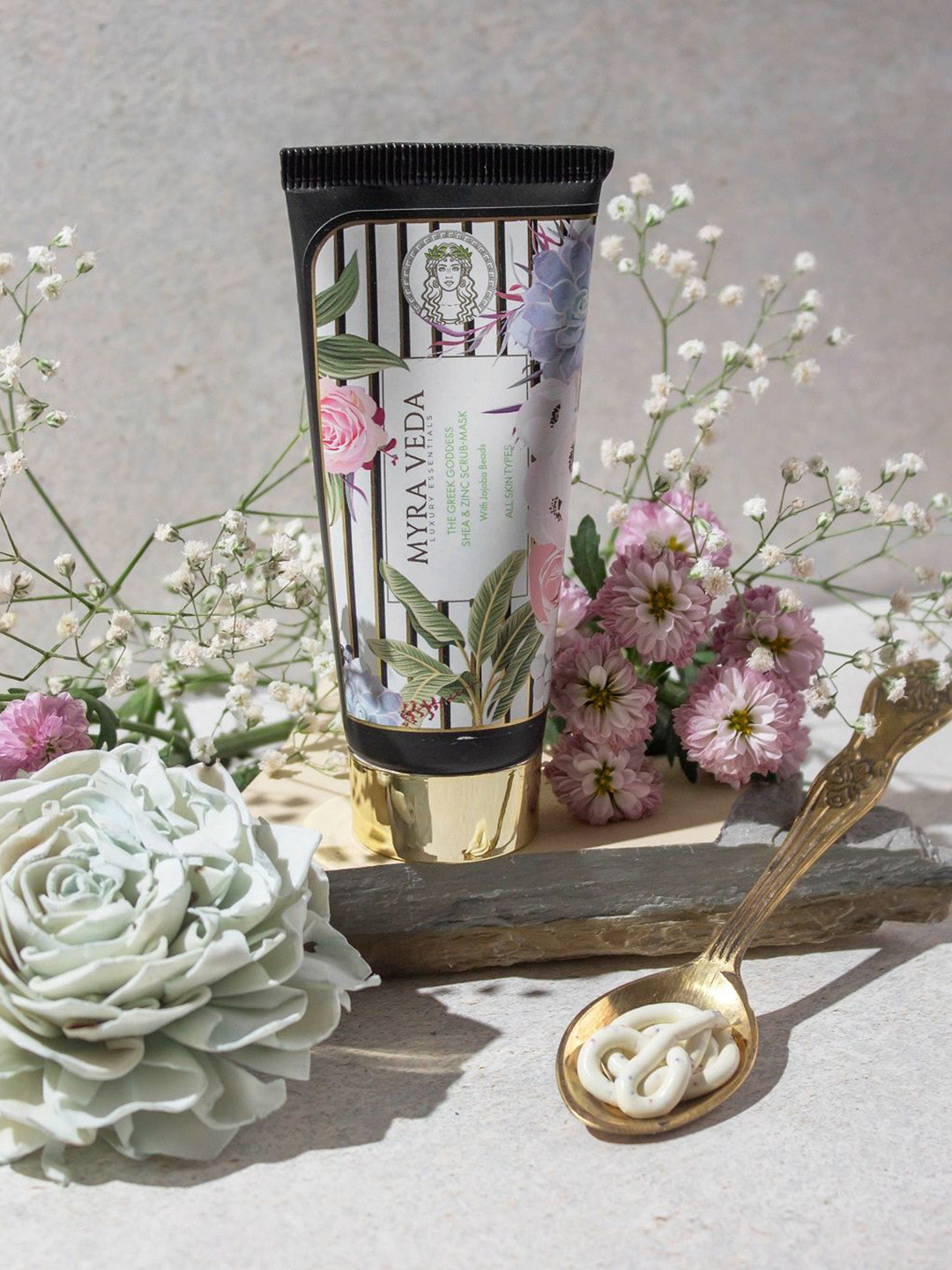 MYRA VEDA The Greek Goddess Skin Brightening Scrub Mask - 50 g