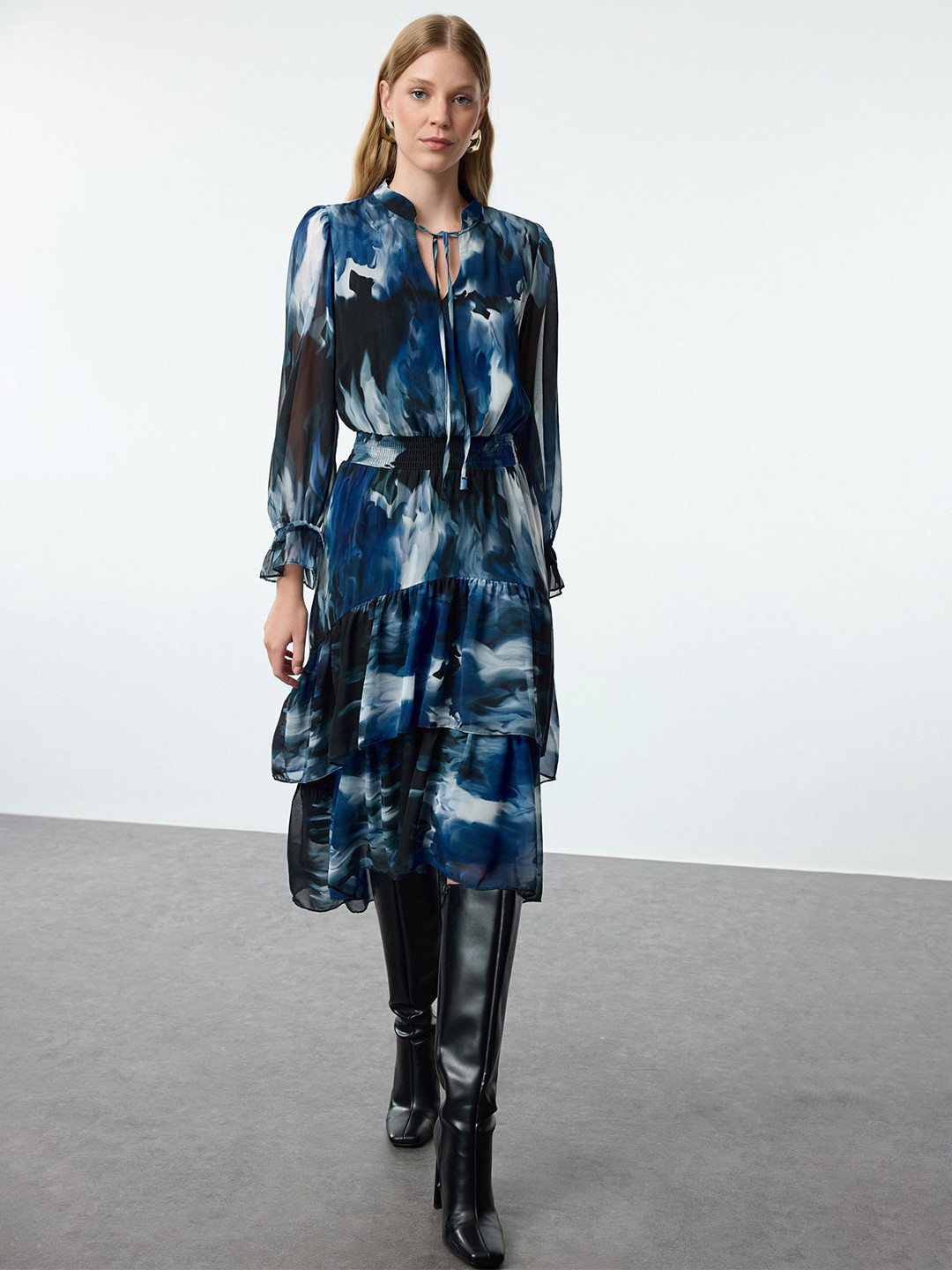 Trendyol Print Shirt Dress