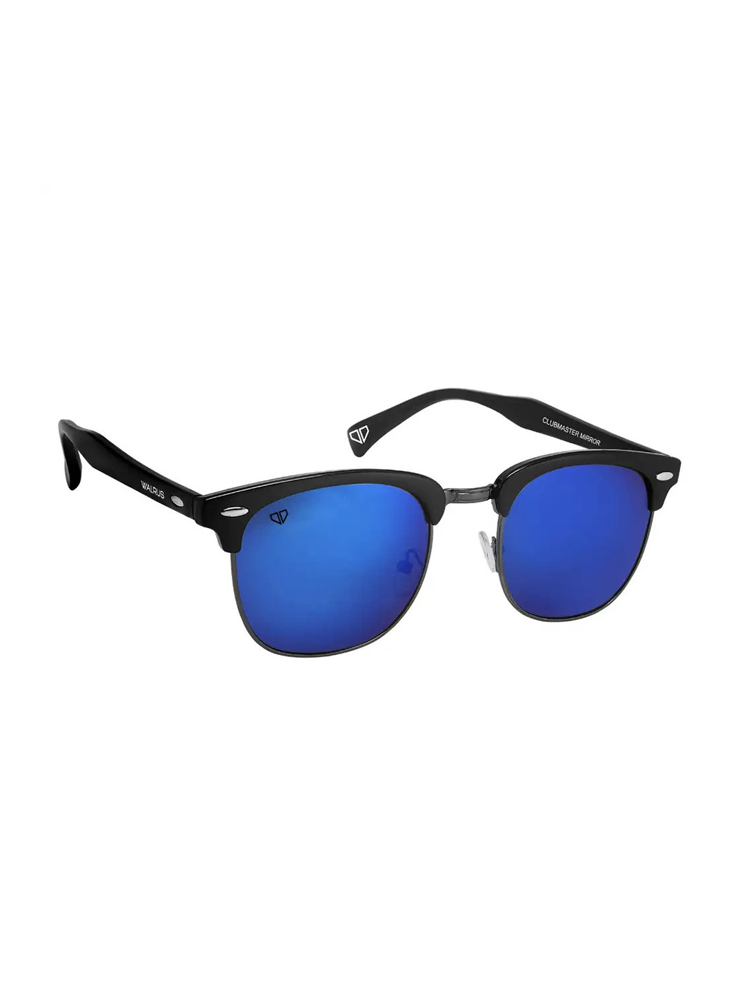 Walrus Men Wayfarer Sunglasses with Polarised and UV Protected Lens WSGM-MCHL-030202
