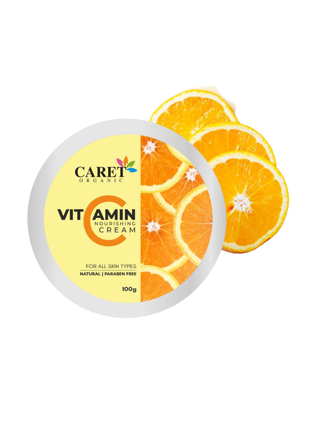 CARET ORGANIC Set Of 5 Vitamin C Nourishing Cream-100g Each