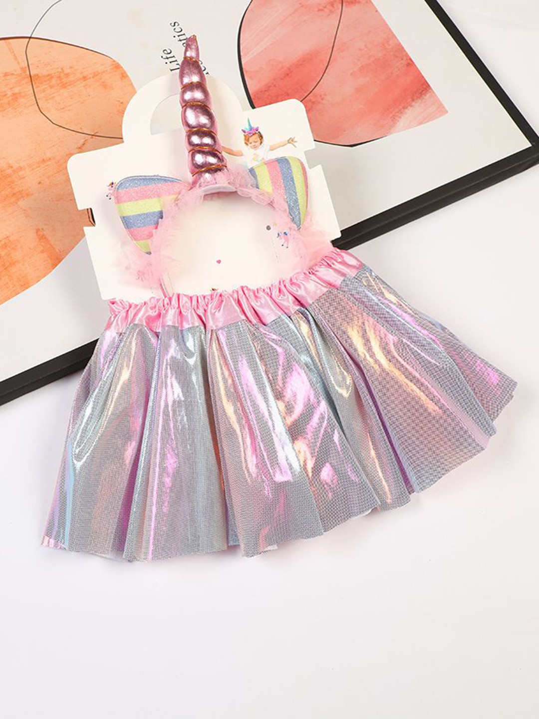 Babymoon Girls Set Of 2 Tutu Skirt & Headband Baby Photoshoot Prop Gift Set