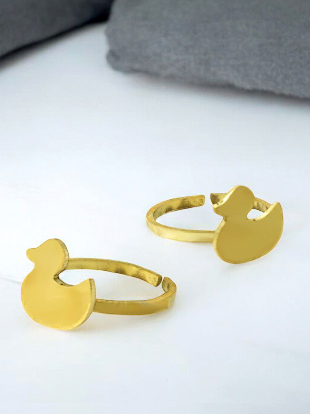 Goldnera Cute Duck Ethnic Toe Rings