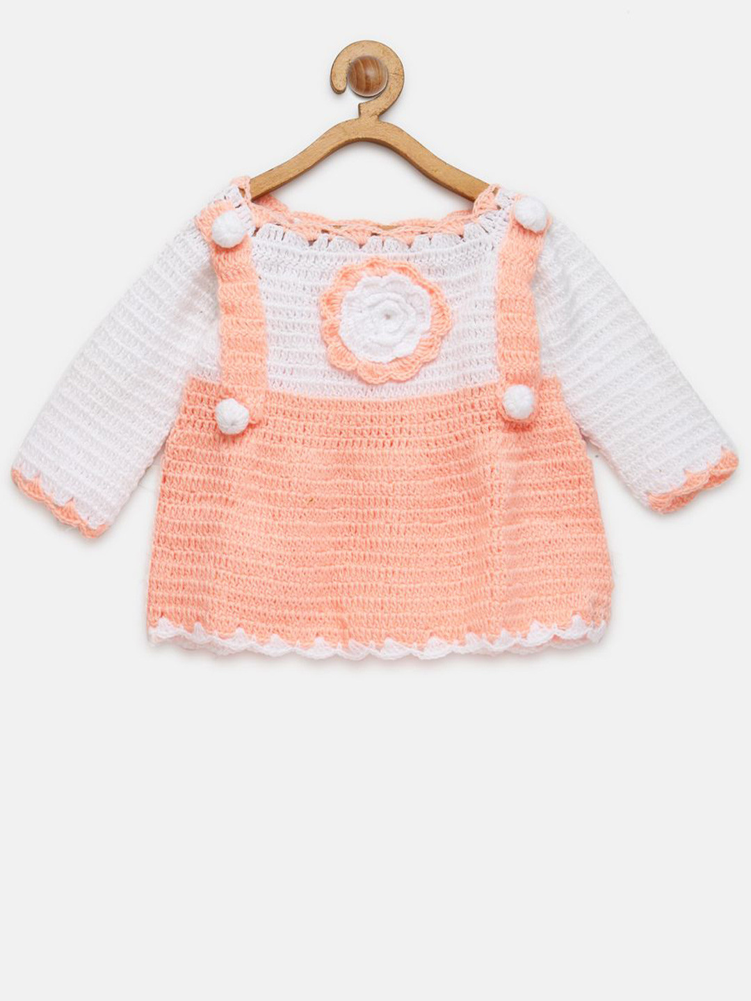 CHUTPUT Girls Pure Wool Fit & Flare Dress
