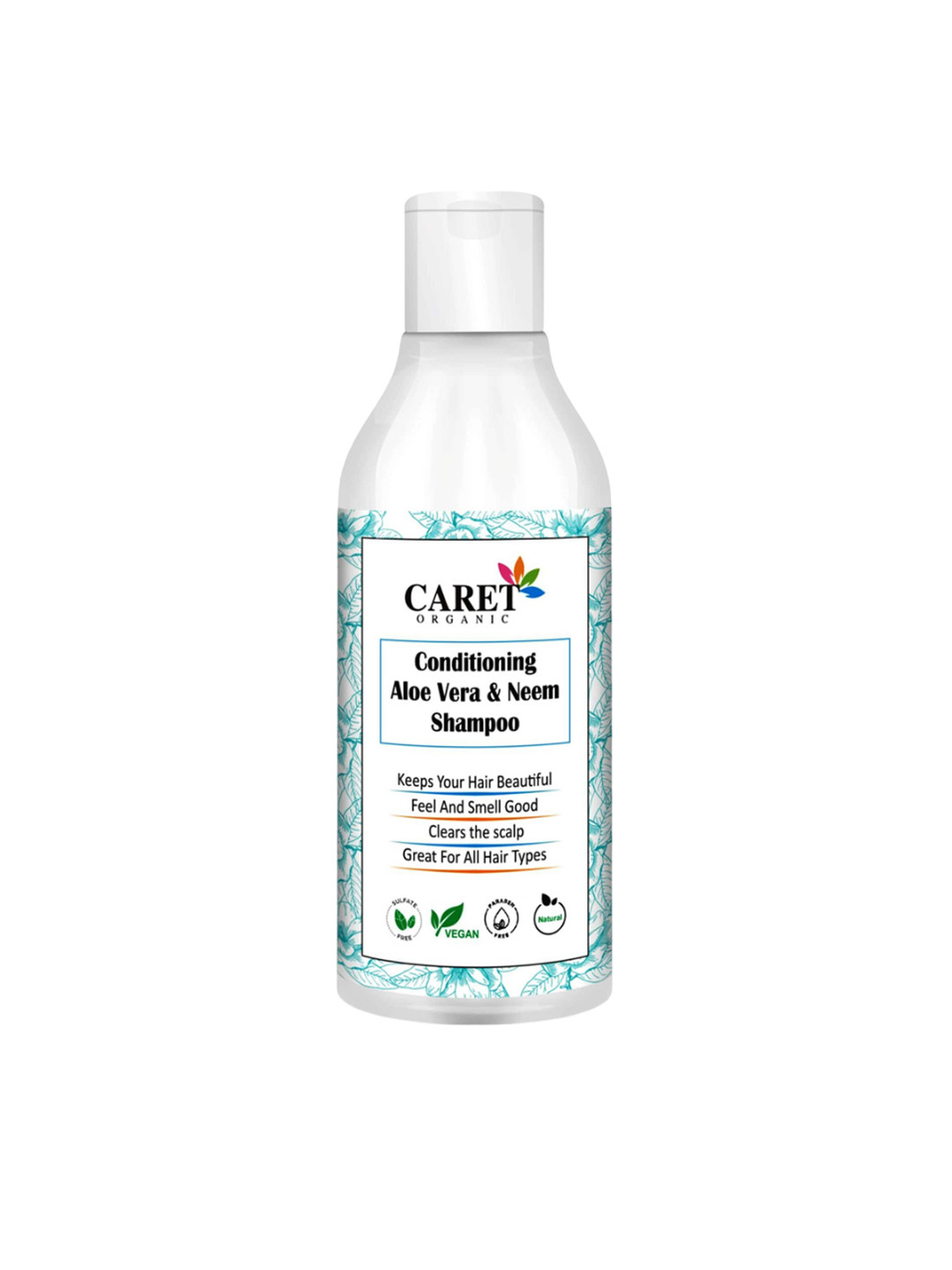 CARET ORGANIC Conditioning Aloe Vera & Neem Anti Dandruff Shampoo-300ml