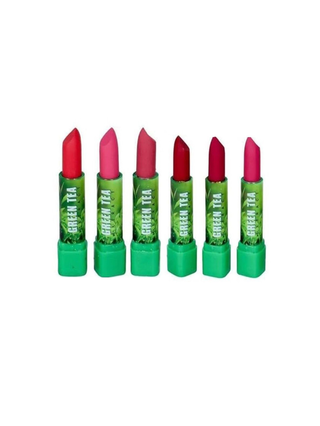 YELGO Set of 12 Green Tea Color Moisturizing Lipstick