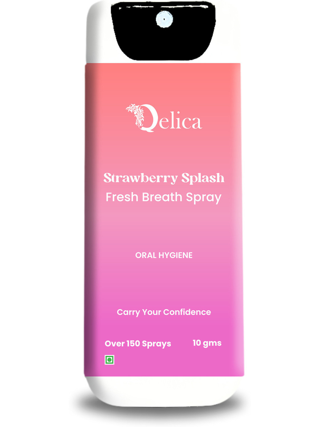 Qelica Strawberry Splash  Fresh Breath Spray-10g Each