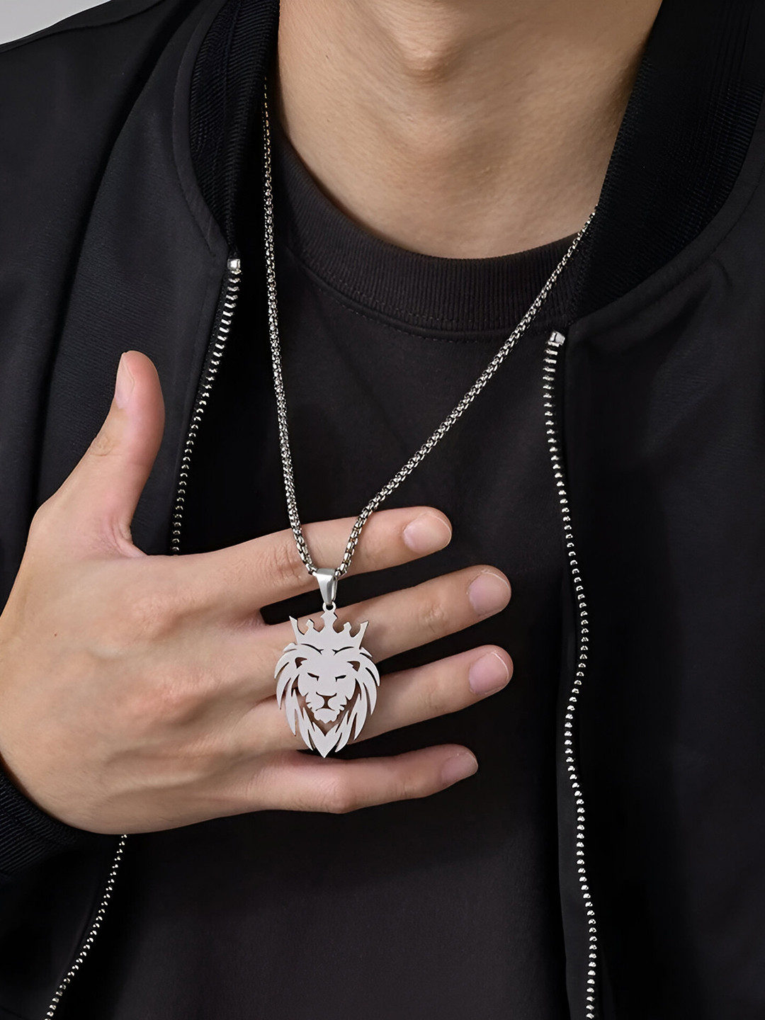 Minprice Silver-Plated Animal Shaped Pendants with Chains