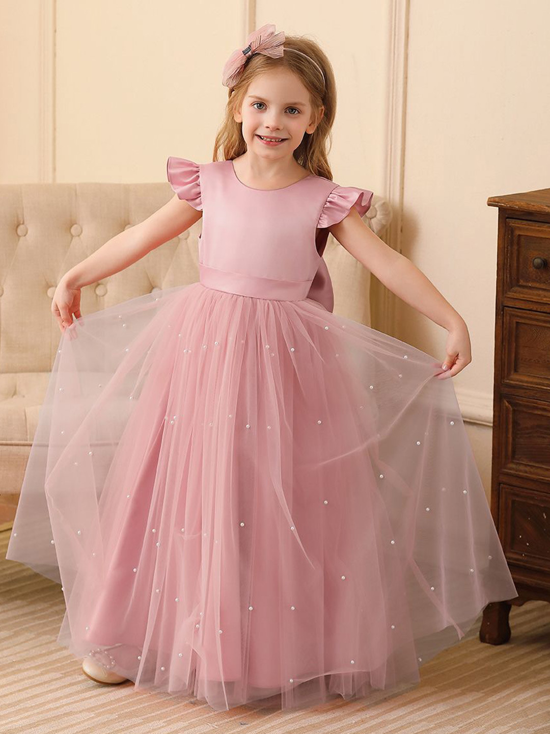 JC SPARKLE Girls Embellished Gown Dress