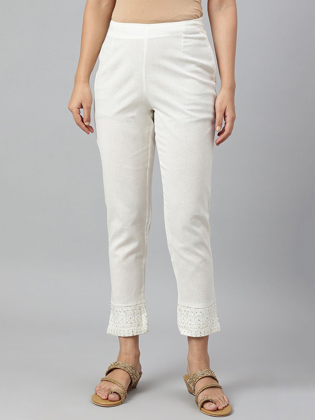 W Women Slim Fit Trousers