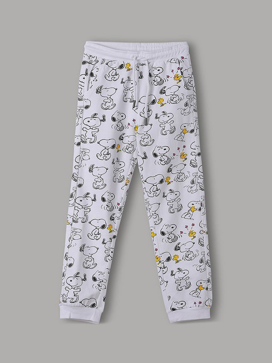 Fame Forever by Lifestyle Girls White Carloo - Peanuts Track Pants