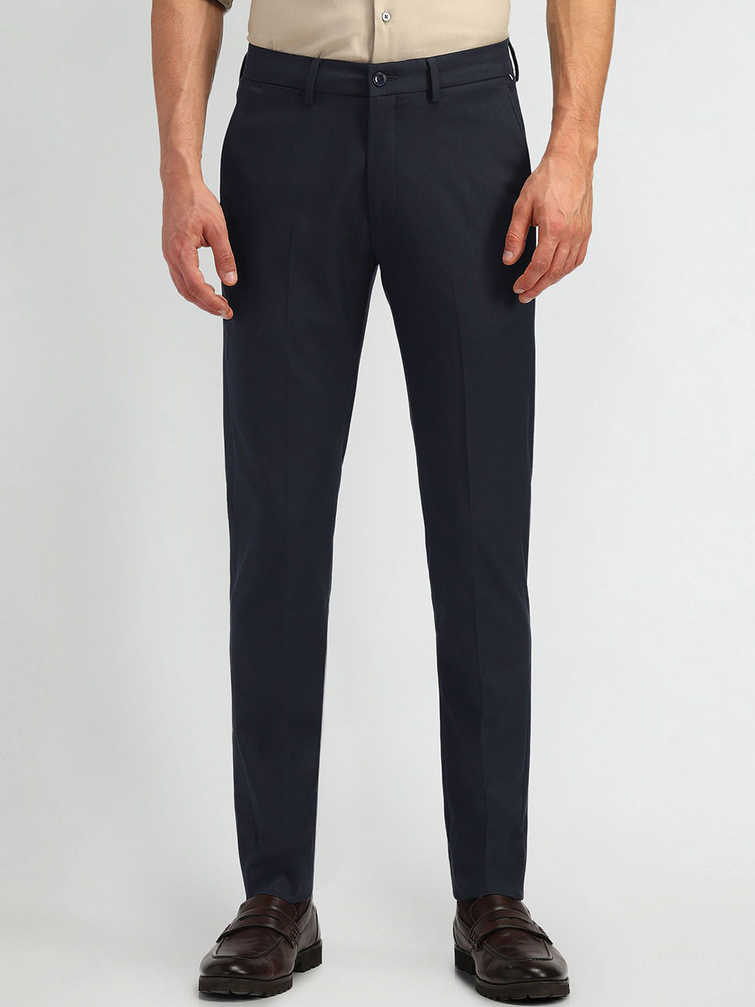 Arrow New York Men Urban Slim Slim Fit Trousers