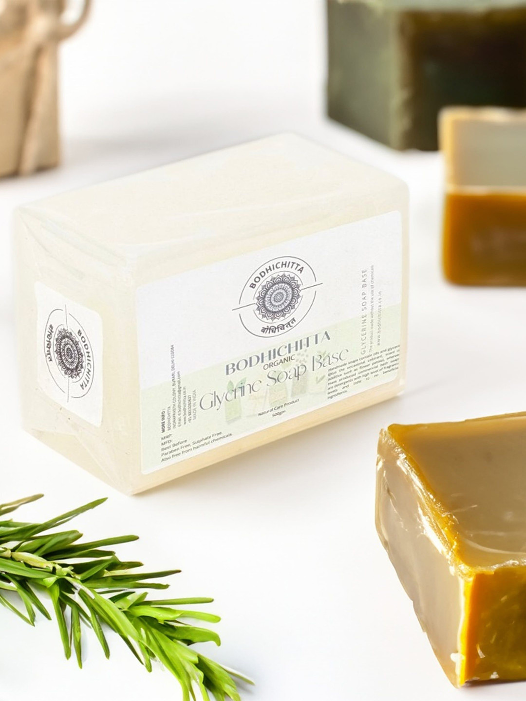 Bodhichitta Organic Glycerin Soap Base- 500gm