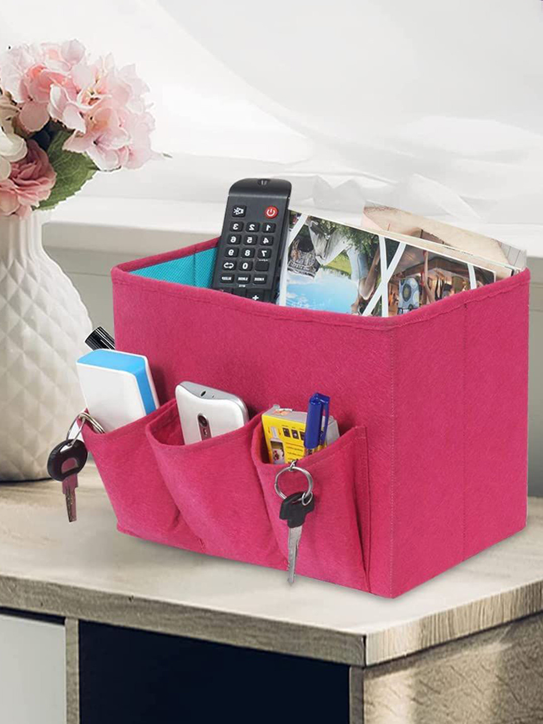 prettykrafts Pink & Blue Reusable Multi-Utility Organisers