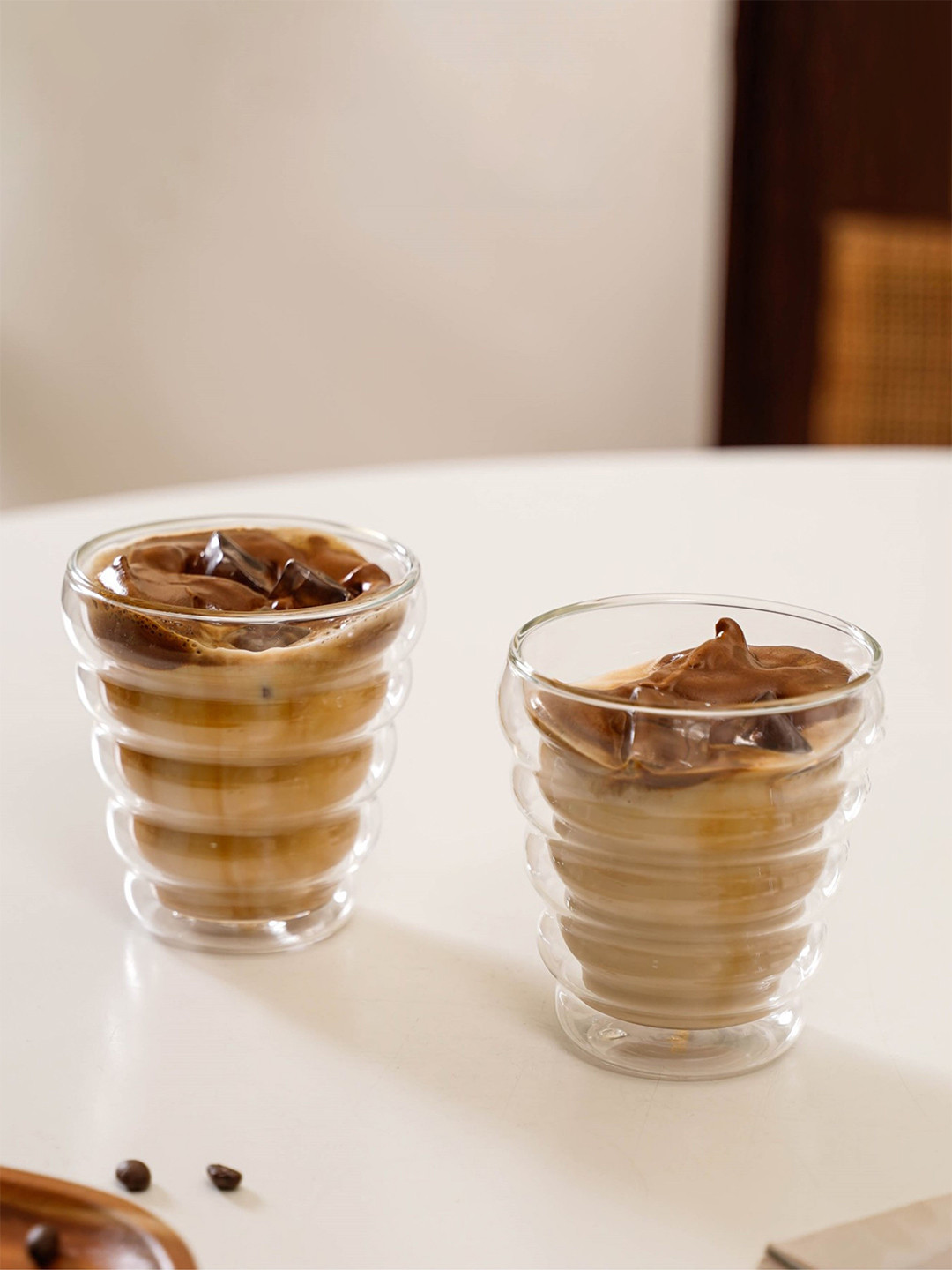 Nestasia Transparent 2 Pieces Glass Tumblers 300ml