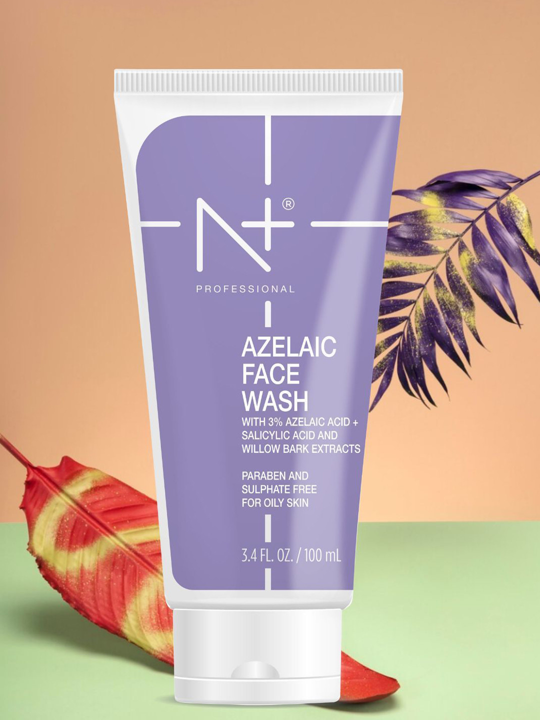 N Plus Professional Azelaic Face Wash With 3% Azelaic Acid & Salicylic Acid - 100 ml