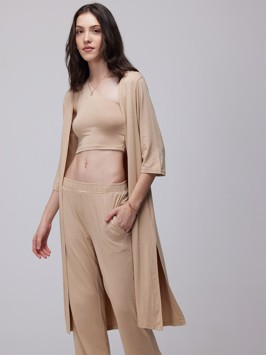 Cava Sand Airy Two-Piece