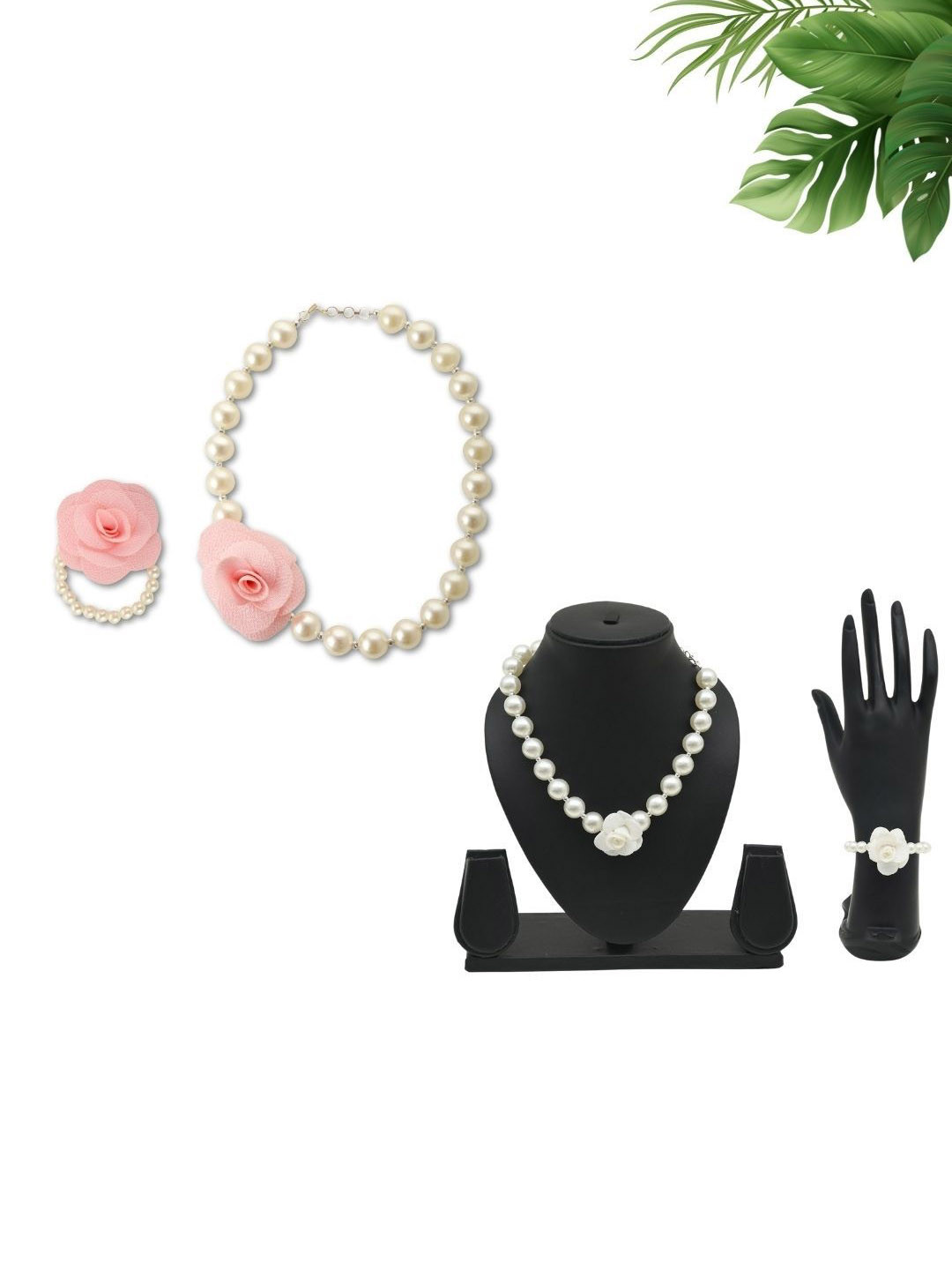 FUNKRAFTS Girls Beaded Jewellery Set
