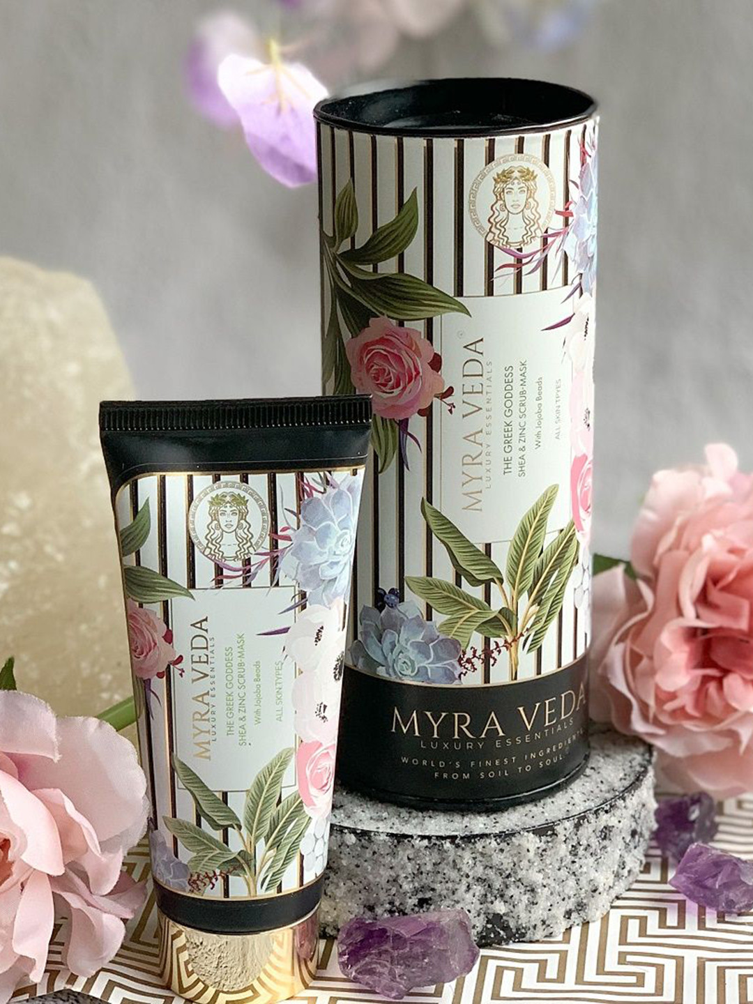 MYRA VEDA The Greek Goddess Shea & Zinc Scrub Mask 200 g
