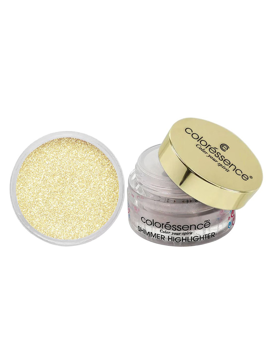 Coloressence GlowDust Shimmer Highlighter-1g Shade-Golden