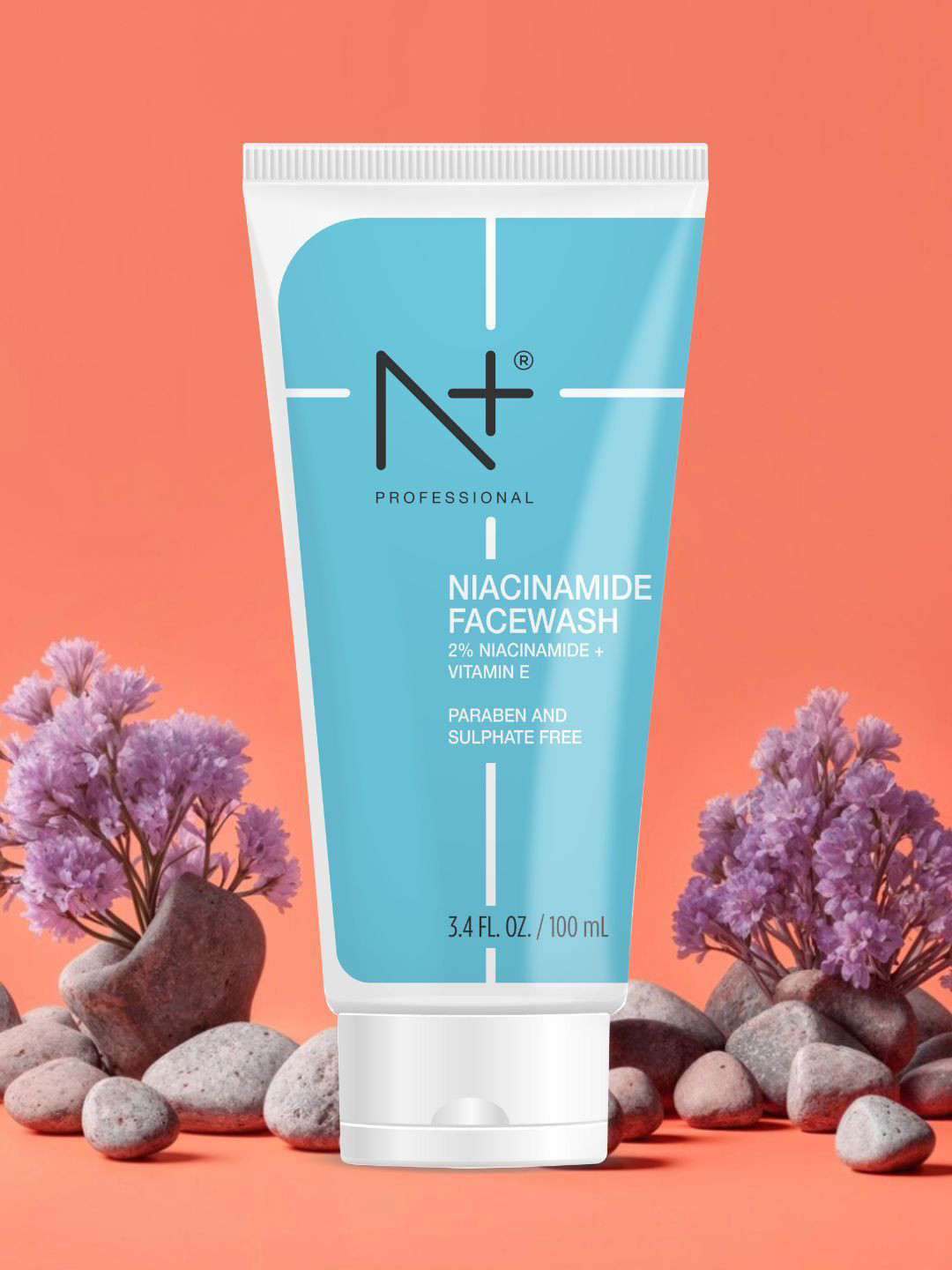 N Plus Professional Niacinamide Facewash With Vitamin E - 100 ml