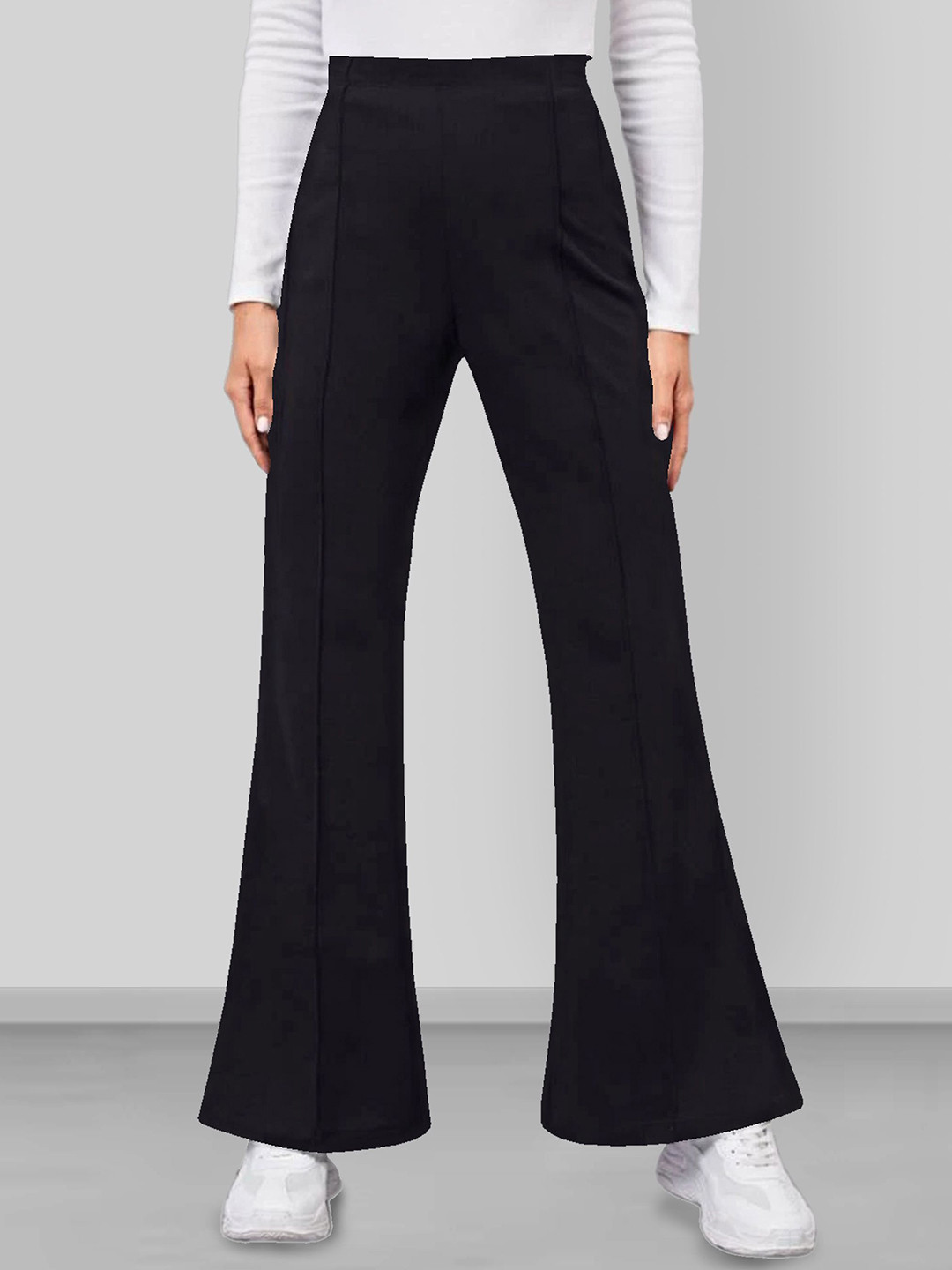 Dream Beauty Fashion Trouser-18-Dhoni Women Flared Bootcut Trousers