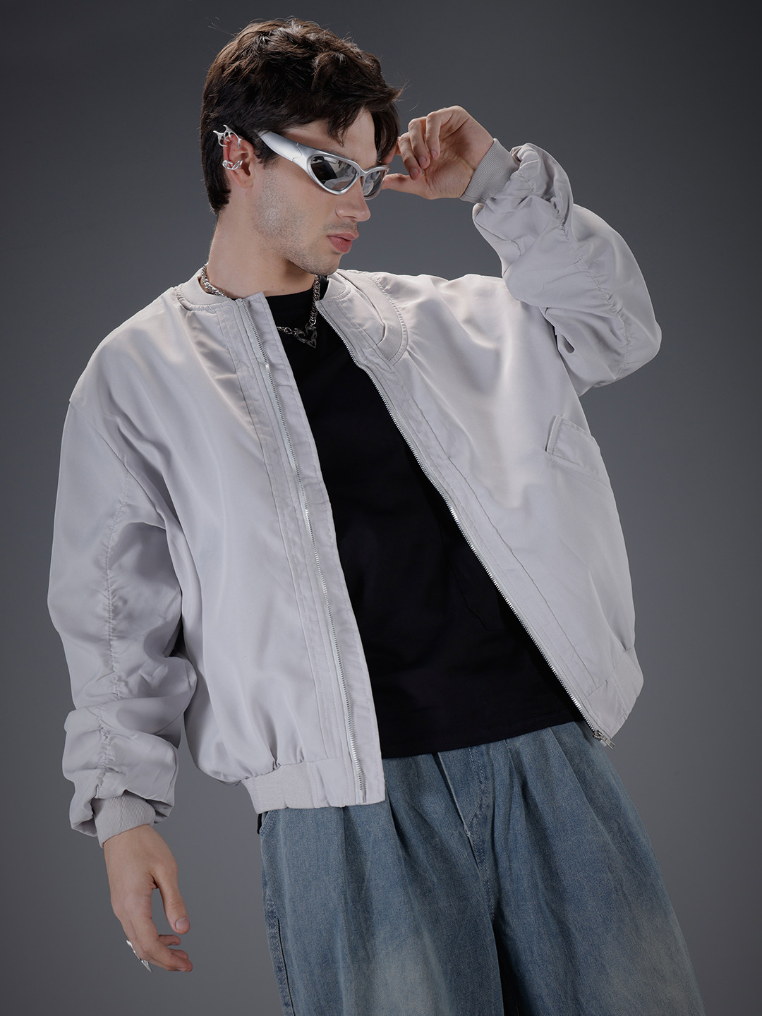 SOKO STREET Stand Collar Bomber Jackets