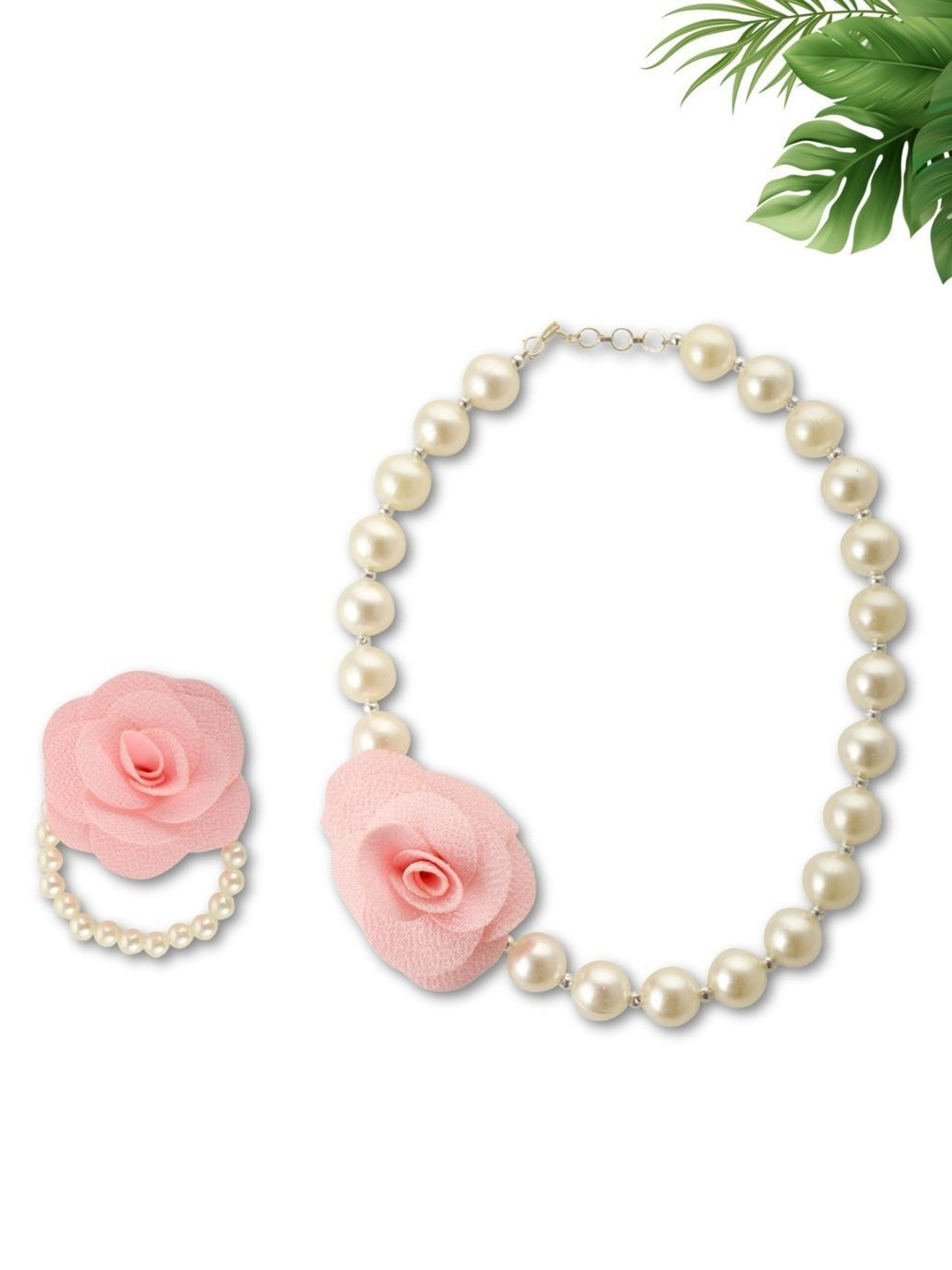 FUNKRAFTS Girls Beaded Jewellery Set