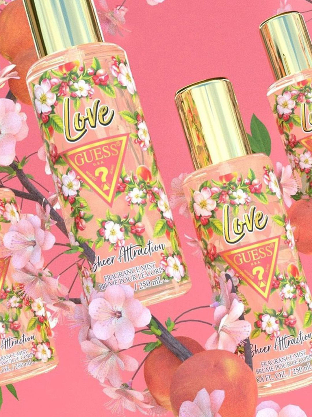 GUESS Set Of 2 Love Sheer Attraction Fragrance Mist - 250 ml Each